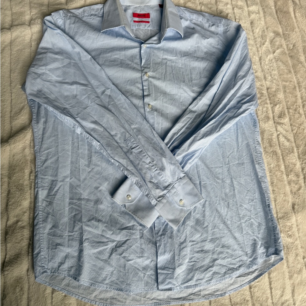 Hugo Boss Sky Blue Dress Shirt